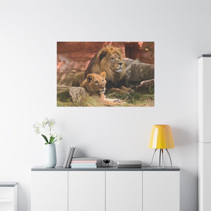 Lion South Africa Standard Canvas - Image 3