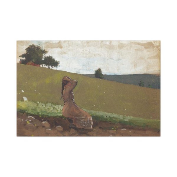 91638-11.jpg The Green Hill by Winslow Homer Standard Canvas