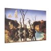 Swans Reflecting Elephants by Salvador Dali Standard Canvas