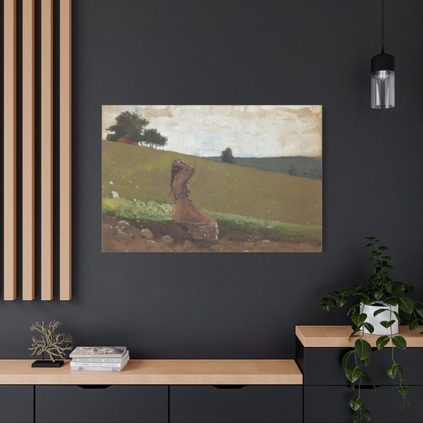 91638-13.jpg The Green Hill by Winslow Homer Standard Canvas