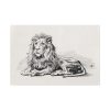 91638-156.jpg Vintage Lion Illustration by Albert Edelfelt Standard Canvas