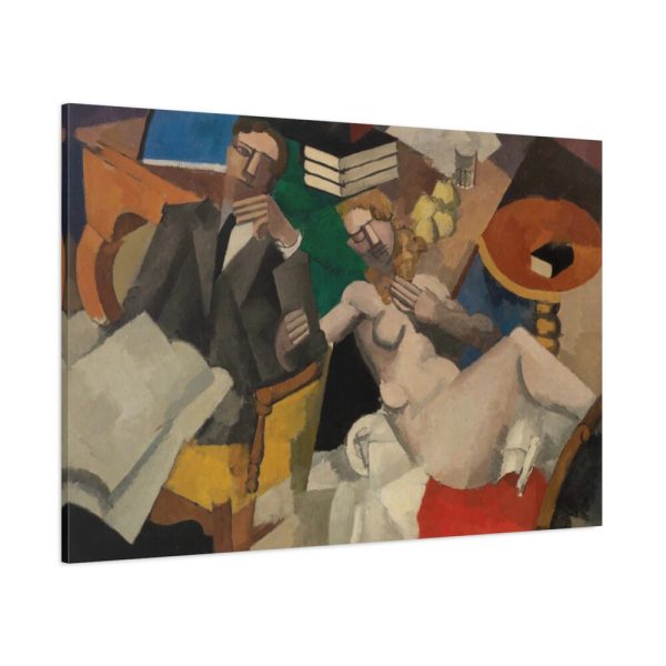 Married Life (La Vie conjugale) by Roger de La Fresnaye Standard Canvas