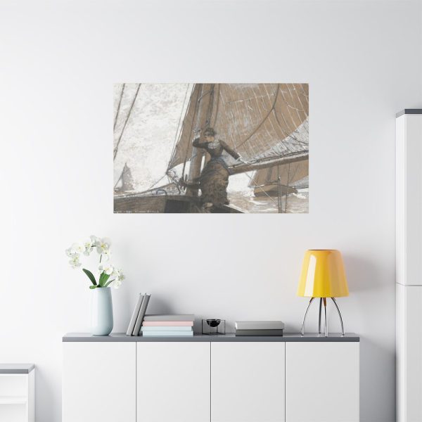 Yachting Girl by Winslow Homer Standard Canvas