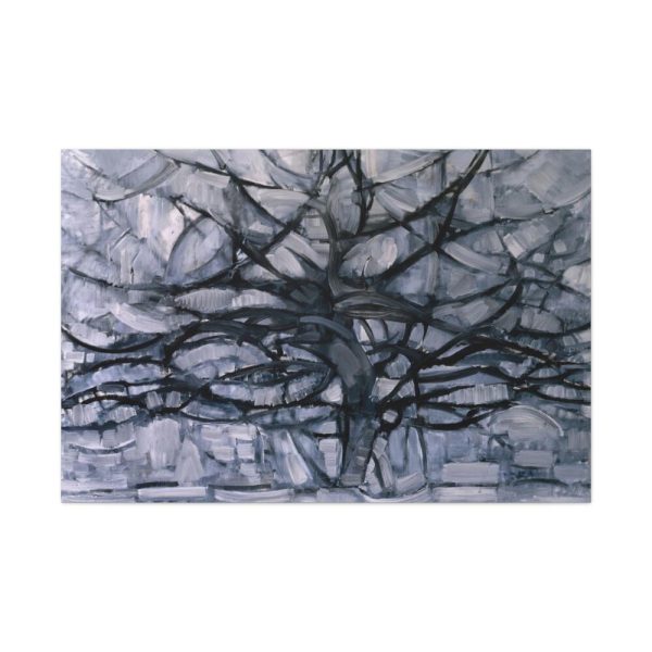 Piet Mondrian's Gray Tree Standard Canvas