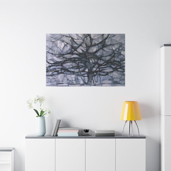 Piet Mondrian's Gray Tree Standard Canvas