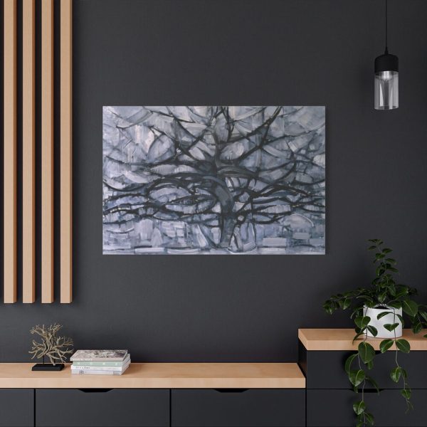 Piet Mondrian's Gray Tree Standard Canvas