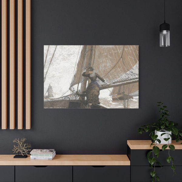 Yachting Girl by Winslow Homer Standard Canvas