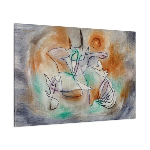 91638-180.jpg Howling Dog by Paul Klee Standard Canvas