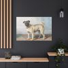 Portrait of Edwin Vom Rath’s Pug by Conradijn Cunaeus Standard Canvas