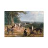 91638-206.jpg Nine Greyhounds in a Landscape by Jacques–Laurent Agasse Standard Canvas