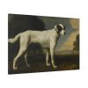 91638-220.jpg White Dog Painting By George Stubbs Standard Canvas
