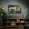 91638-224.jpg White Dog Painting By George Stubbs Standard Canvas