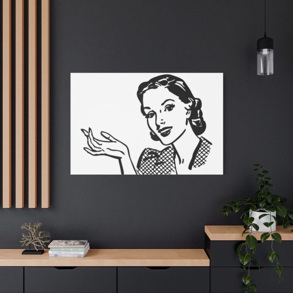 91638-228.jpg Beautiful Women in Line Art Standard Canvas