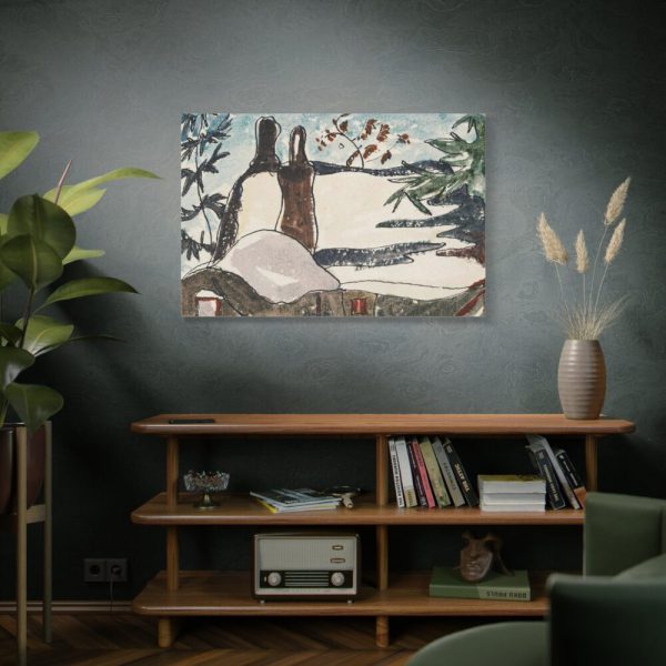 91638-239.jpg Snowy Rooftops and Trees by Arthur Dove Standard Canvas