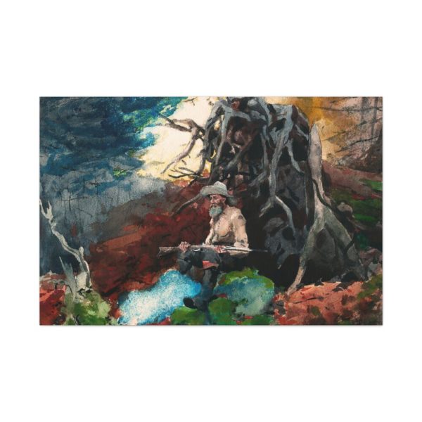91638-26.jpg Campfire, Adirondacks by Winslow Homer Standard Canvas