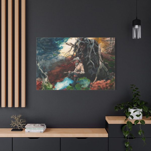 91638-28.jpg Campfire, Adirondacks by Winslow Homer Standard Canvas