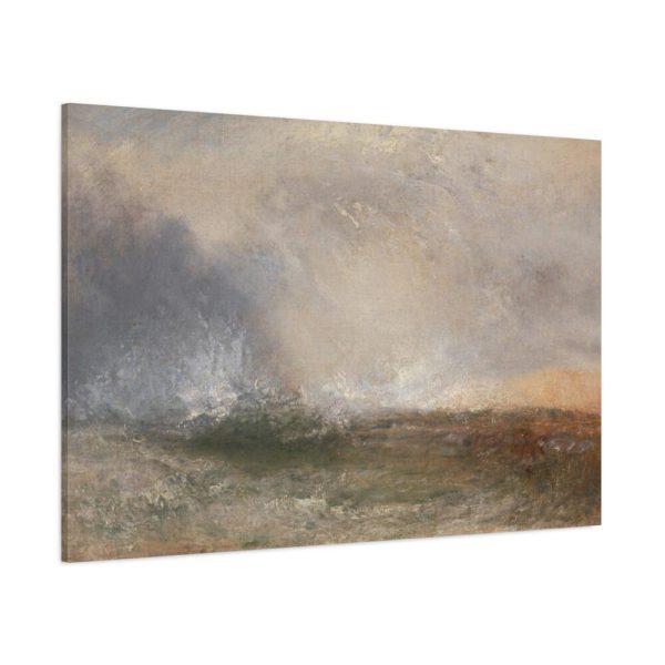 91638-280.jpg Stormy Sea Breaking on a Shore Standard Canvas