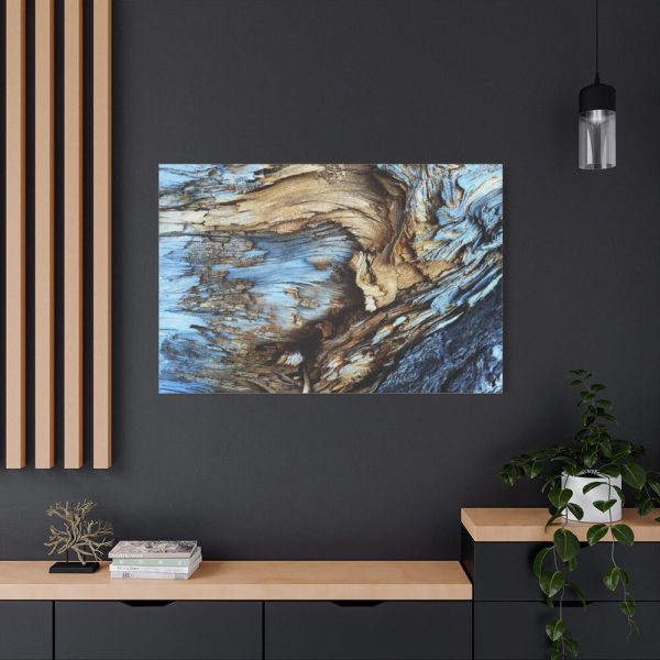 91638-288.jpg Abstract Texture in Light Brown and Blue Standard Canvas