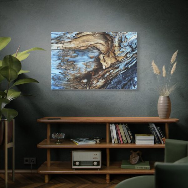91638-289.jpg Abstract Texture in Light Brown and Blue Standard Canvas