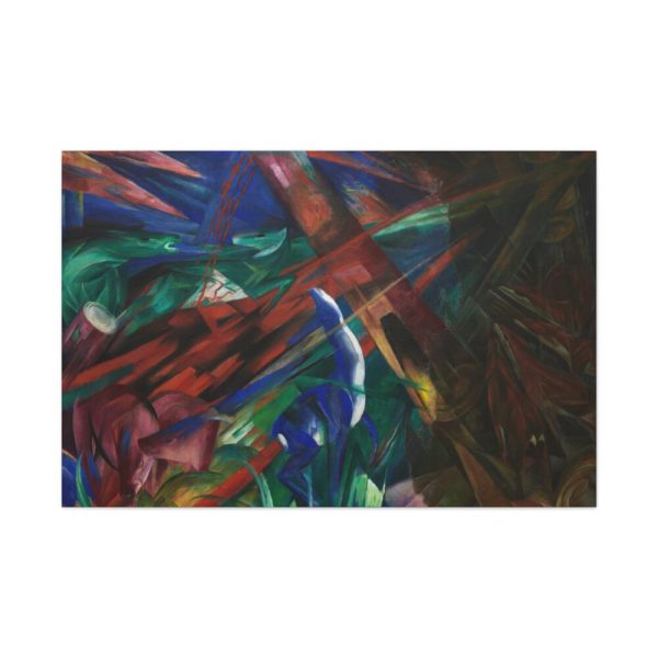 91638-291.jpg Animal Fates by Franz Marc Standard Canvas