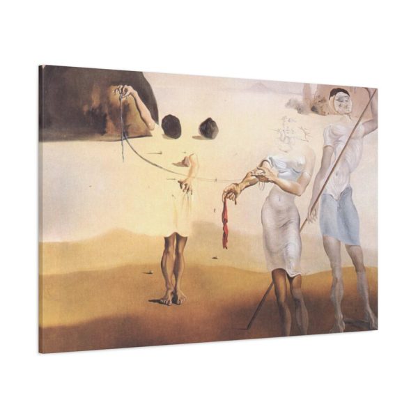 Enchanted Beach with Three Fluid Graces by Salvador Dali Standard Canvas