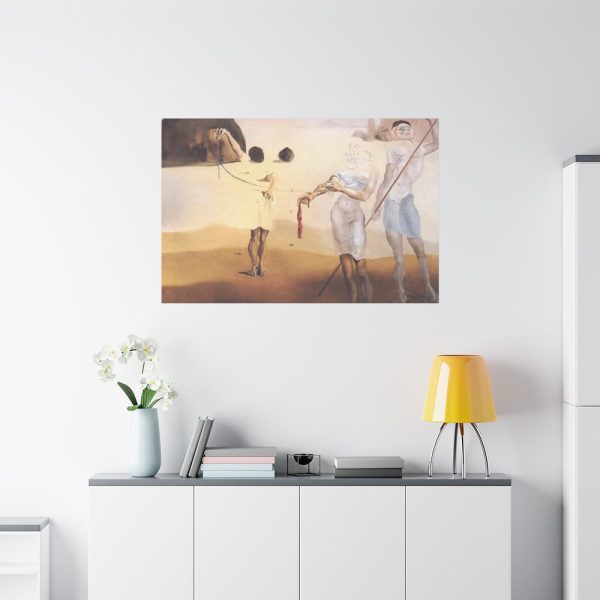 Enchanted Beach with Three Fluid Graces by Salvador Dali Standard Canvas
