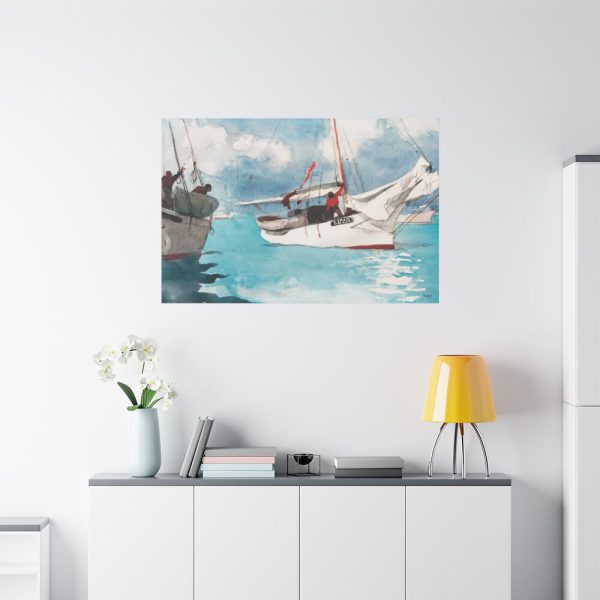 Fishing Boats, Key West by Winslow Homer Standard Canvas