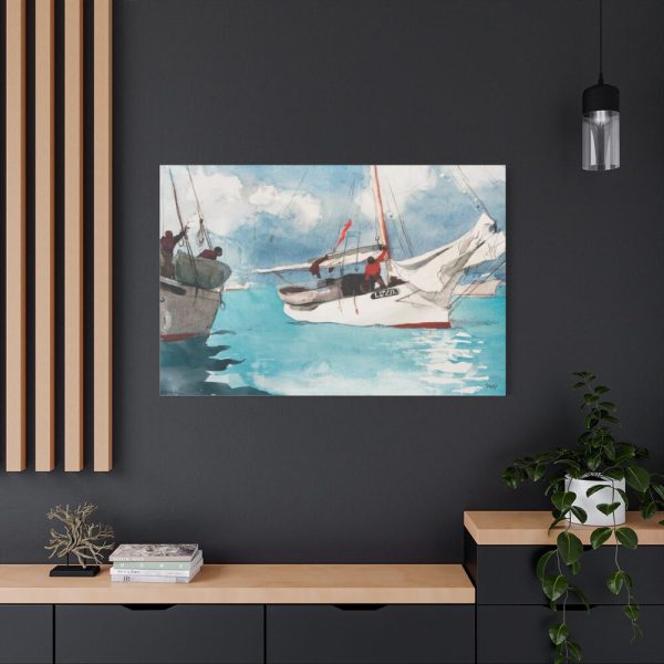 Fishing Boats, Key West by Winslow Homer Standard Canvas