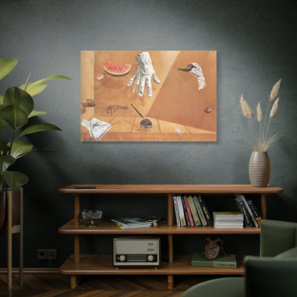 Feather Equilibrium by Salvador Dali Standard Canvas