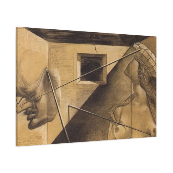 Queen Salome By Salvador Dali Standard Canvas