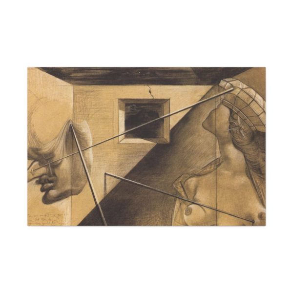 Queen Salome By Salvador Dali Standard Canvas
