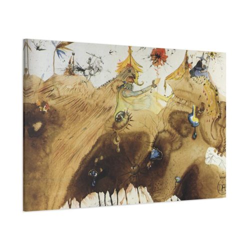 91638-390.jpg The Mountains of Cape Creus on the March by Salvador Dali Standard Canvas