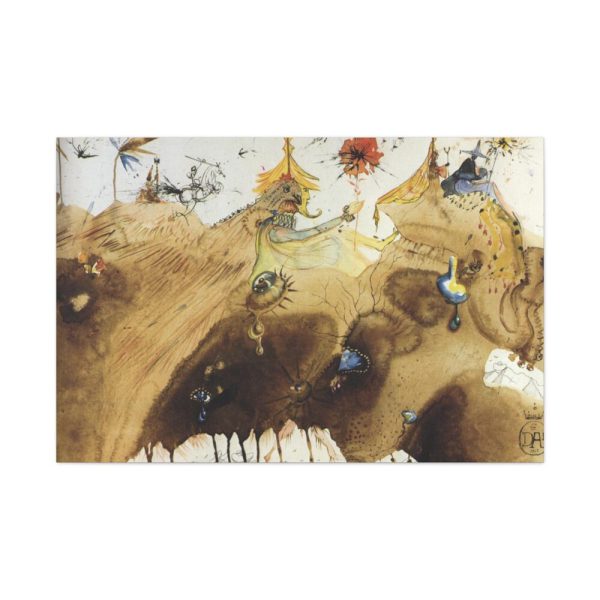 91638-391.jpg The Mountains of Cape Creus on the March by Salvador Dali Standard Canvas