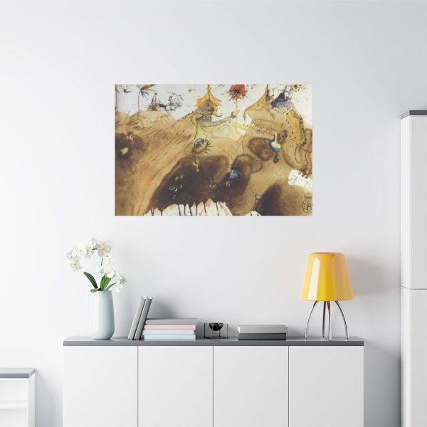91638-392.jpg The Mountains of Cape Creus on the March by Salvador Dali Standard Canvas