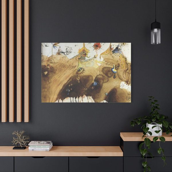 91638-393.jpg The Mountains of Cape Creus on the March by Salvador Dali Standard Canvas