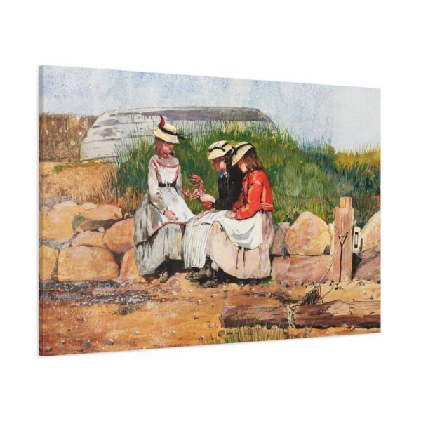91638-40.jpg A Fisherman's Daughter by Winslow Homer Standard Canvas