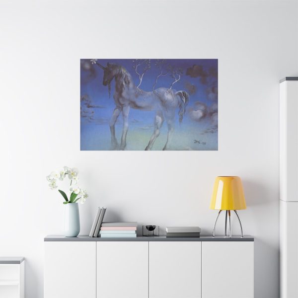 91638-407.jpg The Happy Unicorn by Salvador Dali Standard Canvas