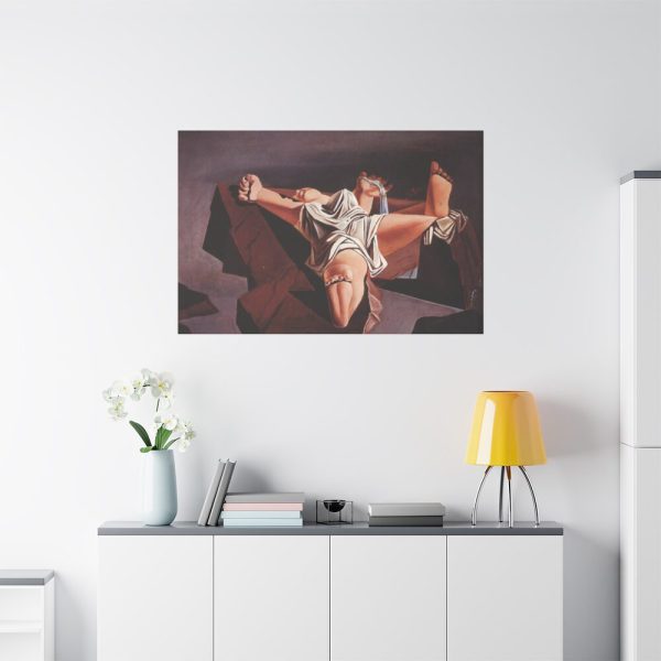 Figure on the Rocks by Salvador Dali Standard Canvas