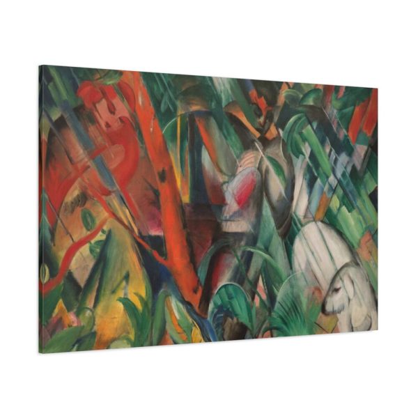 91638-450.jpg In the Rain by Franz Marc Standard Canvas