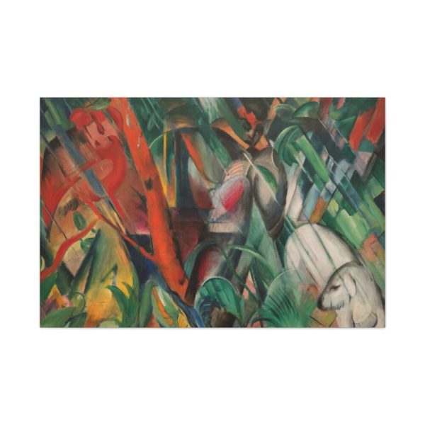 91638-451.jpg In the Rain by Franz Marc Standard Canvas