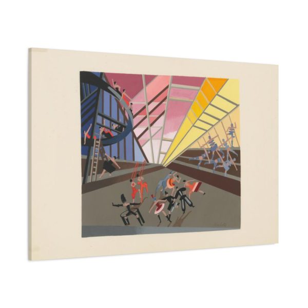 Maquettes de théatre by Alexandra Exter Standard Canvas