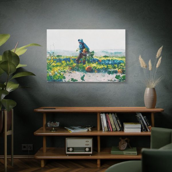 For to Be a Farmer’s Boy by Winslow Homer Standard Canvas