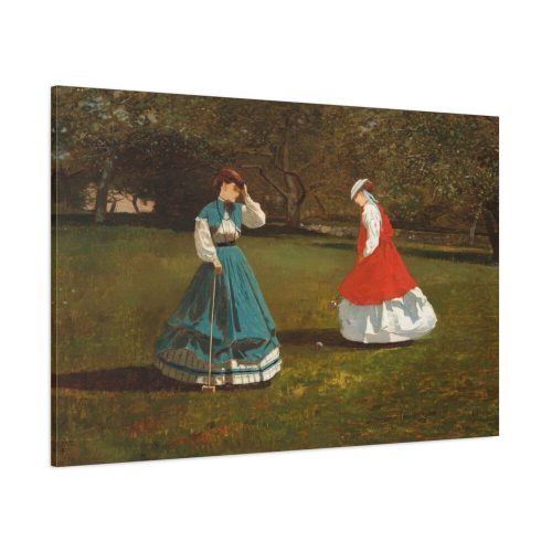 91638.jpg A Game of Croquet by Winslow Homer Standard Canvas