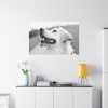 91638-502.jpg Labrador Retriever Dog in Black and White Standard Canvas