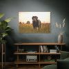 91638-509.jpg Black Labrador Retriever in Grass Field Standard Canvas