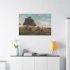91638-52.jpg Boy and Girl in a Field with Sheep by Winslow Homer Standard Canvas