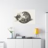 91638-522.jpg Rolled up Lying Sleeping Cat by Jean Bernard Standard Canvas