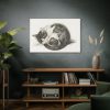 91638-524.jpg Rolled up Lying Sleeping Cat by Jean Bernard Standard Canvas