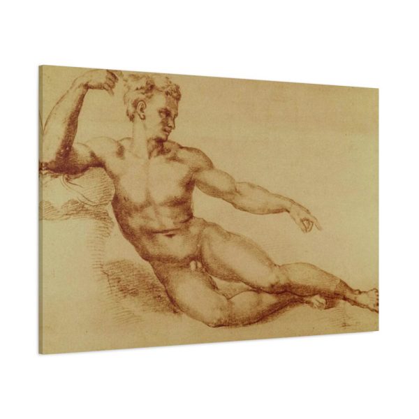 91638-540.jpg Studio di Nudo by Michelangelo Buonarroti Standard Canvas