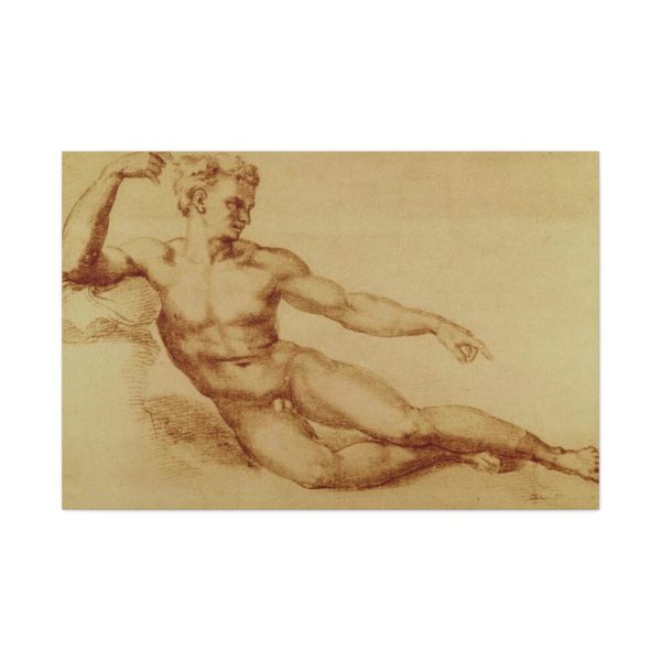 91638-541.jpg Studio di Nudo by Michelangelo Buonarroti Standard Canvas